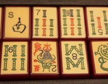 Enrobed Mahjong tiles